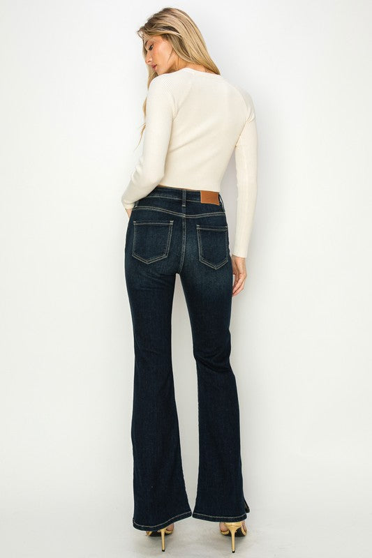 HIGH RISE FLARE JEANS